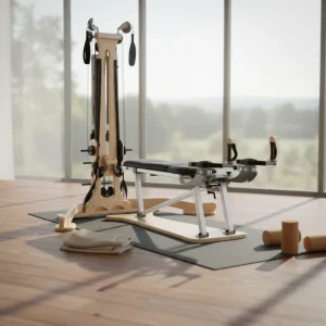 Gym Studio Body Workout Training Machine MJD W42A Maple Wood Frame