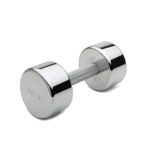 Gym Use Rubber Steel Chrome Dumbbell TZ-3003