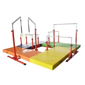 Gymnastics Equipment Set for Kids Competition Steel Adjustable Uneven Bars