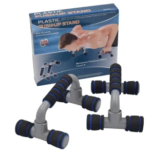 H-Shaped Hinged Push-Up Bar with Foam Handle for Home Gym Workouts