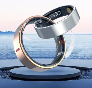 H09 Smart Ring, 5ATM Waterproof, Heart Rate and Blood Pressure Monitoring, Exercise Tracking