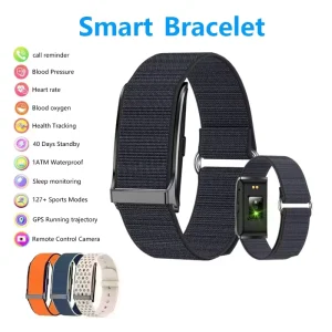 H59 Smart Bracelet 1ATM Waterproof Screenless Fitness Tracker with Heart Rate Monitor and Exercise Modes