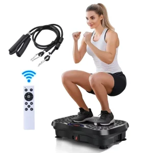 HAC001C 3 Vertical Body Vibration Exercise Machine Vibration Platform Home Fitness Massage Point Relax