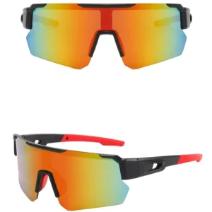 HD Sunglasses Large Frame Ski Goggles Cycling Windproof Anti-UV Glasses for Hiking