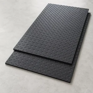 HDPE Temporary Road Flooring Heavy Duty Ground Protection Panels for Outdoor Events Construction Yards and Landscaping