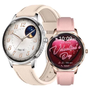 HK38 Smart Watch with AMOLED Display, NFC, Hydration Reminder, Sleep and Health Monitoring, Sports Fitness Tracker for Women