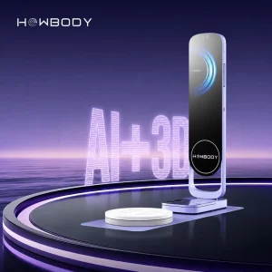HOWBODY Fitness Smart Mirror 3D Scanner Weight Scale 3D Body Scanner for Fitness Enthusiasts