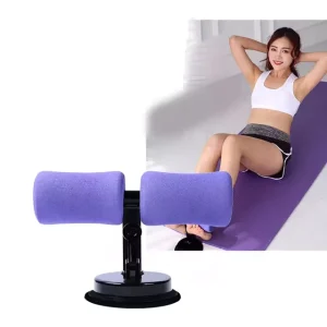HX FE023 Steel & Rubber Sit Up Bar for Door Frame Assisted Sit Ups & Crunches with Foot Holder Home Exercise