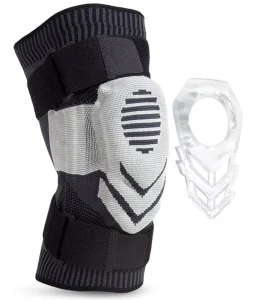 HX028 Custom Non Slip Silicone Sports Knee Pads Support Compression Sleeves Knee Sleeve for Running