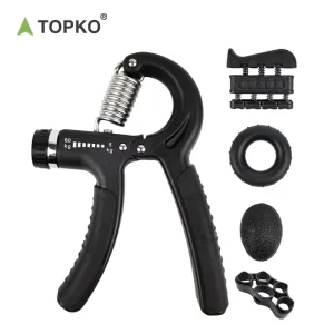 Hand Gripper Set Strength Trainer Forearm Strengthener Workout Kit 5 Packs Adjustable Resistance Hand Grip
