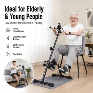 Hand and Foot Trainer Pedal Exerciser Unfolding Mini Rehabilitation Machine Bicycle Exercise Bike for Elderly