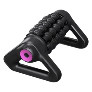 Hands-Free Electric Fascia Roller Massager Rechargeable Vibrating Rolling Massager for Full Body Muscle Recovery