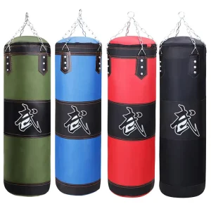 Hanging Boxing Punch Bag Sanda Taekwondo Kickboxing Training Sandbag Gym Fitness Fighting Equipment