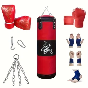 Hanging Boxing Punching Bag, Oxford Fabric, Self-Filling, 60-120 cm