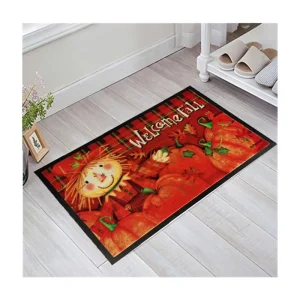 Happy Halloween Printed Tufted-Pile Non-Slip Entryway Door Mat