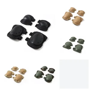 Hard Shell Elbow Knee Pads TPR Plastic Shell Ski Rock Climbing Sports Training