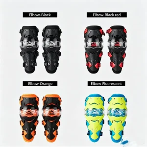 Hard-Shell Knee and Elbow Protection Set, Thick PP Material, Hook-and-Loop Closure, Unisex