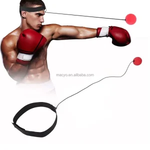 Head-Mounted Boxing Reflex Ball for Sanda and Speed Training