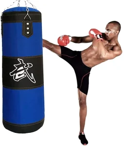 Heavy Boxing Solid Sandbag Hanging Punching Bag with Chains and Hooks Power Bag