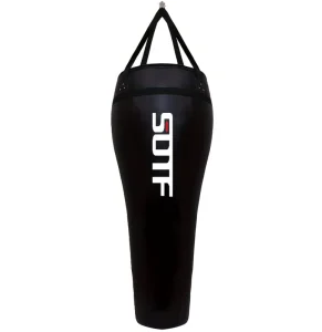 Heavy-Duty 150cm PU Boxing Punch Bag with Sand and Cloth Filling, 360-Degree Rotation, Explosion-Proof, 55kg