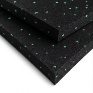 Heavy-Duty 30mm Rubber Gym Flooring Tiles 1000x1000mm Shockproof Anti-Slip Deadlift Platform Playground Safety Impact Mats