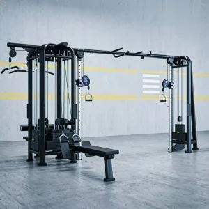 Heavy-Duty 5-Station Multifunction Gym Machine