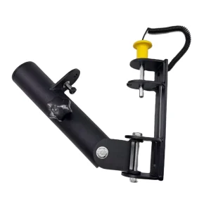 Heavy Duty Adjustable-Angle Landmine Press Attachment for Power Racks and Barbells, 360-Degree Rotating Steel
