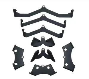 Heavy Duty Adjustable Metal Gym Cable Attachments Set with Lat Pulldown Handle Fitness Equipment Accessories