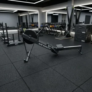 Heavy Duty Air Rowing Machine Rower Cardio Equipment Adjustable Resistance Ergonomic Seat Steel Rack for Commercial Gym Fitness