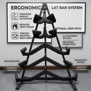 Heavy Duty Alloy Steel Eight Piece Gym Rack Storage Frame for Fitness Equipment Accessories Commercial