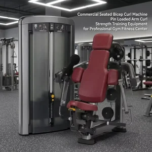 Heavy Duty Arm Curl Machine Professional Bicep Trainer Strength Fitness Equipment for Bodybuilding Gym and Club Use