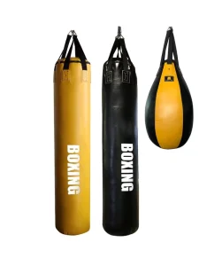 Heavy Duty Boxing Punching Bags with PU PVC Microfiber Leather and Sands EPE Filled for Kickboxing Training