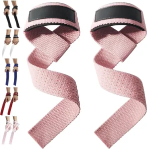 Heavy Duty Breathable Cotton Neoprene Padded Weightlifting Gym Wrist Lifting Accessory