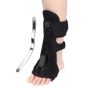 Heavy-Duty Breathable Perforated Ankle Brace with Removable Splint and Rigid Stability