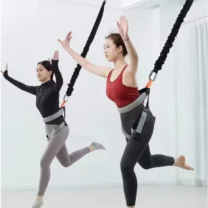 Heavy Duty Bungee Resistance Band Set with Yoga Stretching Straps for Exercise, One Size