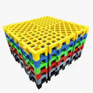 Heavy Duty Chemical Resistant PP Interlocking Floor Tiles High Impact Industrial Flooring for Car Wash & Parking Area