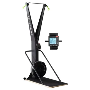 Heavy Duty Commercial Air Resistance Ski Machine With Reinforced Steel Frame for High Traffic Fitness Centers and Gyms