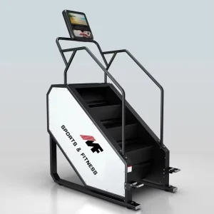 Heavy-Duty Commercial Gym Electric Stair Climber and Stepper, Metal, for Home Use