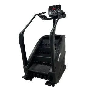 Heavy Duty Commercial Stair Climber with Keyboard Screen and Heart Rate Sensor for Gym Exercise