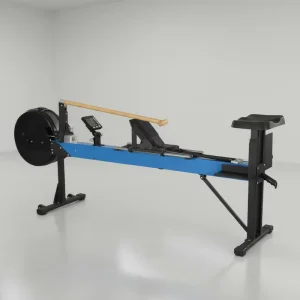 Heavy-Duty Commercial Steel Indoor Rowing Machine with Digital Monitor, Foldable Compact Design, and Adjustable Seat