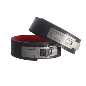 Heavy Duty Cowhide Leather Breathable Strong Powerlifting Belt 13mm for Gym Weightlifting Strength Training Squat