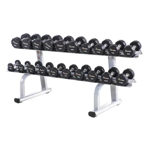 Heavy-Duty Dumbbell Rack 10-Pair Stand for Home Gym Space-Saving Weight Storage