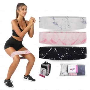 Heavy-Duty Elastic Cloth Resistance Tension Bands for Fitness Mini Exercise Bands