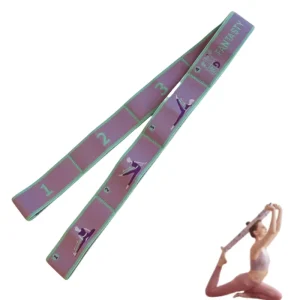 Heavy-Duty Elastic Stretch Strap with Loops, Polyester Fabric