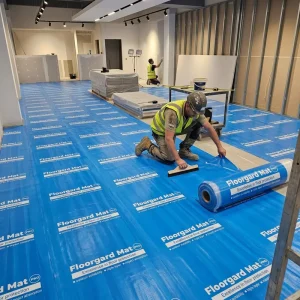 Heavy-Duty Floor Protection Roll Scratch-Resistant Ground Cover for Renovation, Painting, and Building Sites