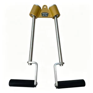 Heavy-Duty Gym Pulldown Handle with Double Grips for Weightlifting and Pull-Ups