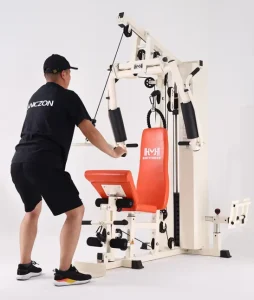 Heavy Duty Iron Multi Station Gym Leg Press Crossover Combo Machine Home Use Body Building Strength Training Equipment