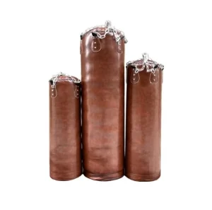 Heavy-Duty Leather Empty Boxing Sandbag for Punching, MMA, and Martial Arts