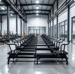 Heavy-Duty Metal Frame Large-Size Pilates Reformer for Pilates Studio Training Factory Direct Supply