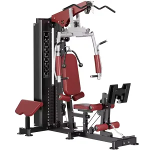 Heavy-Duty Multifunction Strength Training Machine 73kg Counterweight Cable Crossover with Triceps Station and High Pulldown